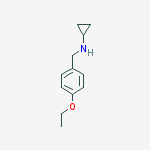 Structure of N-(4-ethoxybenzyl)cyclopropanamine