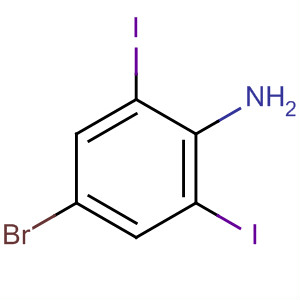 Structure of 4-Bromo-2,6-diiodoaniline