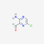 Structure of 3-AMINO-6-CHLOROPYRAZINE-2-CARBALDEHYDE