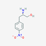 (S)-2-氨基-3-(4-硝基苯基)-丙醇结构式
