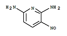 2,6-二氨基-3-亚硝基嘧啶结构式