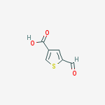 Structure of 5-Formyl-3-thiophenecarboxylic acid