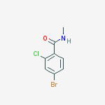 4-Bromo-2-chloro-N-methylbenzamide结构式