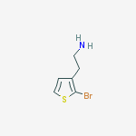 Structure of 2-(2-bromothiophen-3-yl)ethanamine