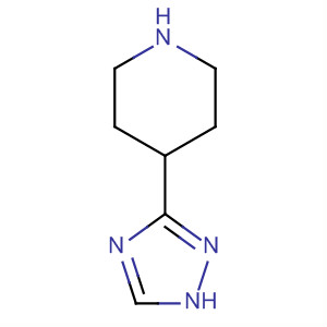 Piperidine, 4-(1H-1,2,4-triazol-3-yl)-结构式