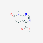 Pyrido[2,3-d]pyriMidine-4-carboxylic acid, 5,6,7,8-tetrahydro-7-oxo-结构式