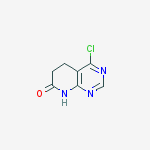 4-chloro-5,6-dihydropyrido[2,3-d]pyrimidin-7(8H)-one结构式