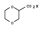 Structure of 1,4-DIOXANE-2-CARBOXYLIC ACID