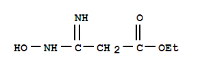 (HYDROXYAMIDINO)-ACETIC ACID ETHYL ESTER结构式