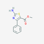METHYL 2-AMINO-4-PHENYLTHIAZOLE-5-CARBOXYLATE结构式