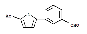 3-(3-Methylthiophen-2-yl)benzaldehyde结构式