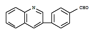 Structure of 4-(2-Methylquinolin-6-yl)benzaldehyde