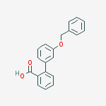 Structure of 2-(3-Benzyloxyphenyl)benzoic acid