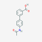 Structure of 4'-Acetamidobiphenyl-3-carboxylic acid