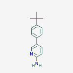 Structure of 5-(4-(tert-Butyl)phenyl)pyridin-2-amine