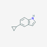 Structure of 5-Cyclopropyl-1H-indole