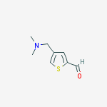 Structure of 4-[(DIMETHYLAMINO)METHYL]-2-THIOPHENECARBALDEHYDE