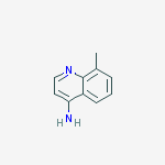 4-AMINO-8-METHYLQUINOLINE结构式