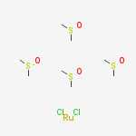 DICHLOROTETRAKIS (DIMETHYLSULFOXIDE) RUTHENIUM (II)结构式