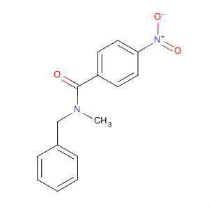 Structure of Benzamide, N-methyl-4-nitro-N-(phenylmethyl)-