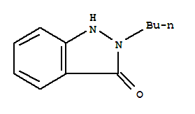 Structure of 2-butyl-1,2-dihydro-3H-indazol-3-one