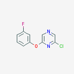 Structure of 2-CHLORO-6-(3-FLUOROPHENOXY) PYRAZINE