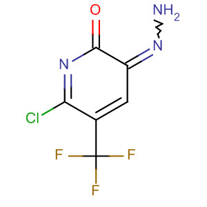 Structure of 2(1H)-Pyridinone, 6-chloro-5-(trifluoromethyl)-, hydrazone
