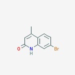 7-BROMO-4-METHYLQUINOLIN-2(1H)-ONE结构式