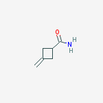 3-methylidenecyclobutane-1-carboxamide结构式