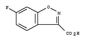 Structure of 6-FLUOROBENZO[D]ISOXAZOLE-3-CARBOXYLIC ACID
