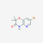 Structure of 7-BROMO-2,2-DIMETHYL-2H-PYRIDO[3,2-B][1,4]OXAZIN-3(4H)-ONE