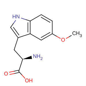 Structure of (R)-2-AMINO-3-(5-METHOXY-1H-INDOL-3-YL)-PROPIONIC ACID