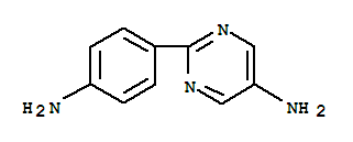 5-Pyrimidinamine,2-(4-aminophenyl)-结构式