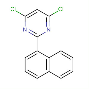 Structure of 4,6-DICHLORO-2-(1-NAPHTHALENYL)PYRIMIDINE