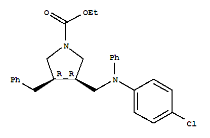 Structure of 1-Benzyl-4-Phenyl-Pyrrolidine-3-Carboxylic Acid