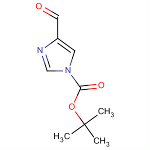 1-(butyloxycarbonyl)imidazole-4-carboxaldehyde结构式