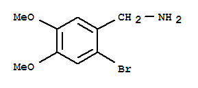 Structure of 2-BROMO-4,5-DIMETHOXYBENZYLAMINE