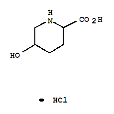 5-HYDROXY-L-PIPECOLIC ACID HCL FROM PHOENIX DACTYLIFERA)结构式