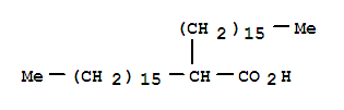 Structure of 2-Hexadecyloctadecanoic acid