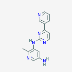Structure of 2-methyl-N3-(4-(pyridin-3-yl)pyrimidin-2-yl)pyridine-3,5-diamine