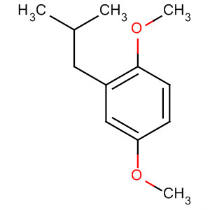Structure of Benzene, 1,4-dimethoxy-2-(2-methylpropyl)-