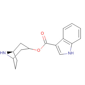 1H-Indole-3-carboxylic acid, 8-azabicyclo[3.2.1]oct-3-yl ester, endo-结构式