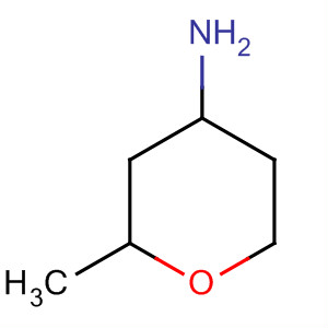 Structure of 2H-Pyran-4-amine, tetrahydro-2-methyl-