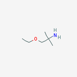 Structure of (2-ETHOXY-1,1-DIMETHYLETHYL)AMINE 95%