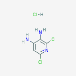 Structure of 3,4-DIAMINO-2,6-DICHLOROPYRIDINE, DIHYDROCHLORIDE
