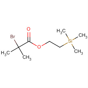 Structure of Propanoic acid, 2-bromo-2-methyl-, 2-(trimethylsilyl)ethyl ester