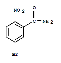 Structure of 5-bromo-2-nitrobenzamide