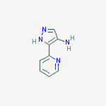 3-(Pyridin-2-yl)-1H-pyrazol-4-amine结构式