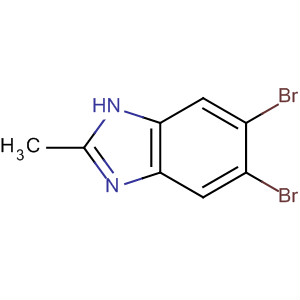 Structure of 1H-Benzimidazole, 5,6-dibromo-2-methyl-