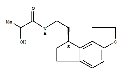 Structure of 2-Hydroxy-N-[2-[(8S)-1,6,7,8-tetrahydro-2H-cyclopenta[e]benzofuran-8-yl]ethyl]-propanamide